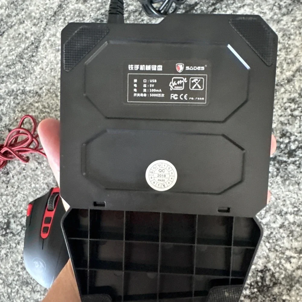 Redragon Perdition M901-1 Gaming Wired Optical Mouse 24000 Dpi With Sades Pad